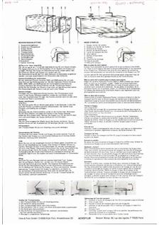 Agfa Accessories - misc manual. Camera Instructions.